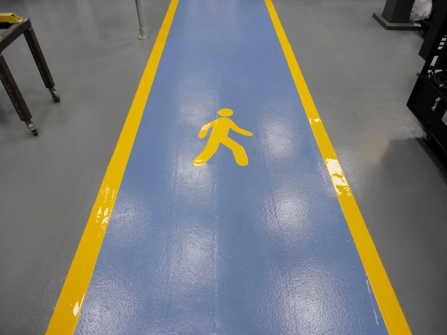 Phased Industrial Flooring installation for TC Fluid Swanley