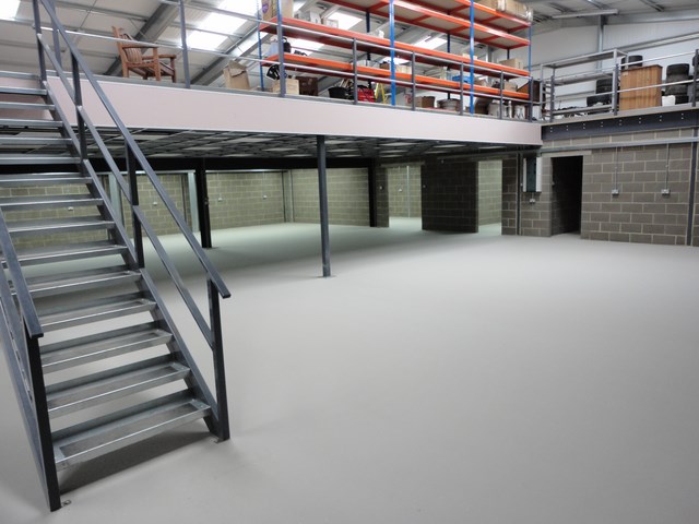 Industrial Flooring System for a private Motor Racing Garage