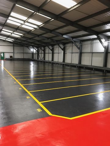 Industrial Floor refurbishment at Akzo Nobel Suffolk