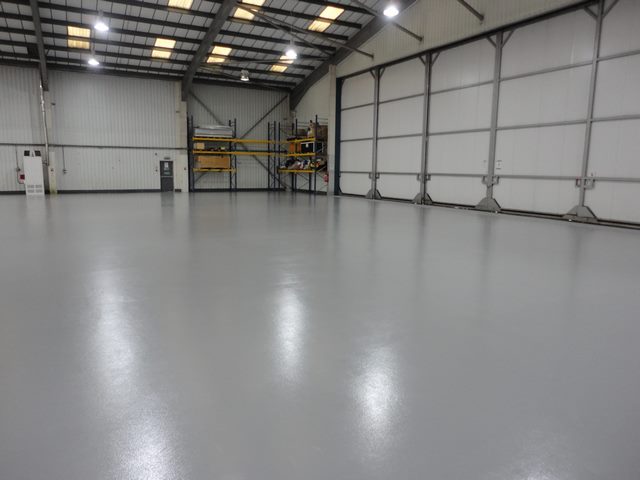 Industrial Flooring for Hangar at Oriens Aviation at Biggin Hill