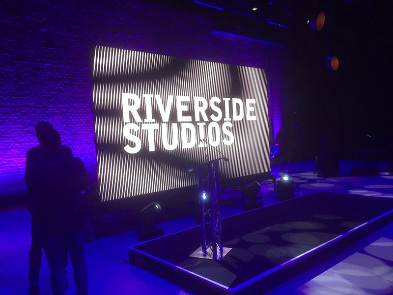 New Television Studio Floor at Riverside 1