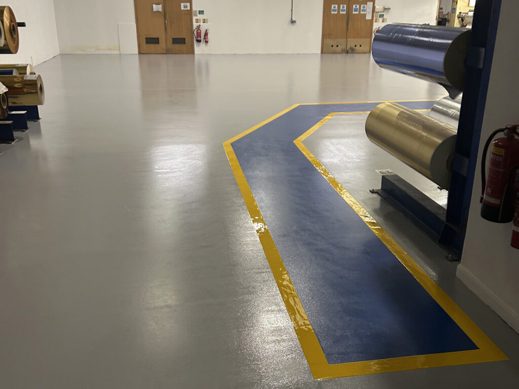 Industrial Floor Coating refurbishment for Kurz UK Ltd